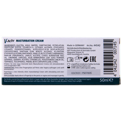 V-Activ MasturbationcreamCBD50