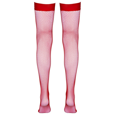 Hold-up Stockings red