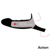  Strap-On with Hollow Dildo Premium Silicone Size S Black