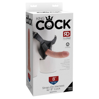 King Cock Strap-On 8 inch