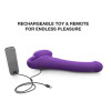 Vibrating Strap-On M Purple