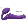 Vibrating Strap-On M Purple