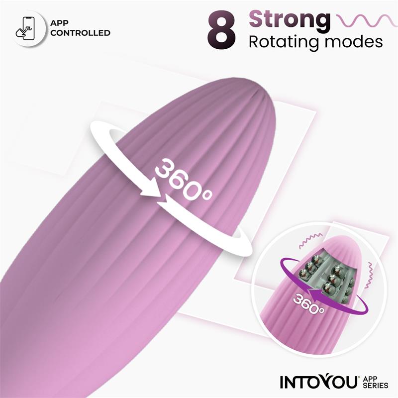  Vibrating Egg with Rotating Beads and APP USB