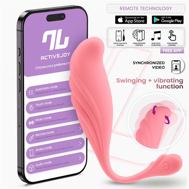  Vibrating Egg with Waving and APP USB