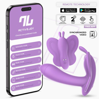  Wingy Butterfly Vibrator with App Lavender
