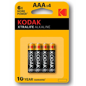  Xtralife Alkaline Battery AAA LR3 Blister of 4