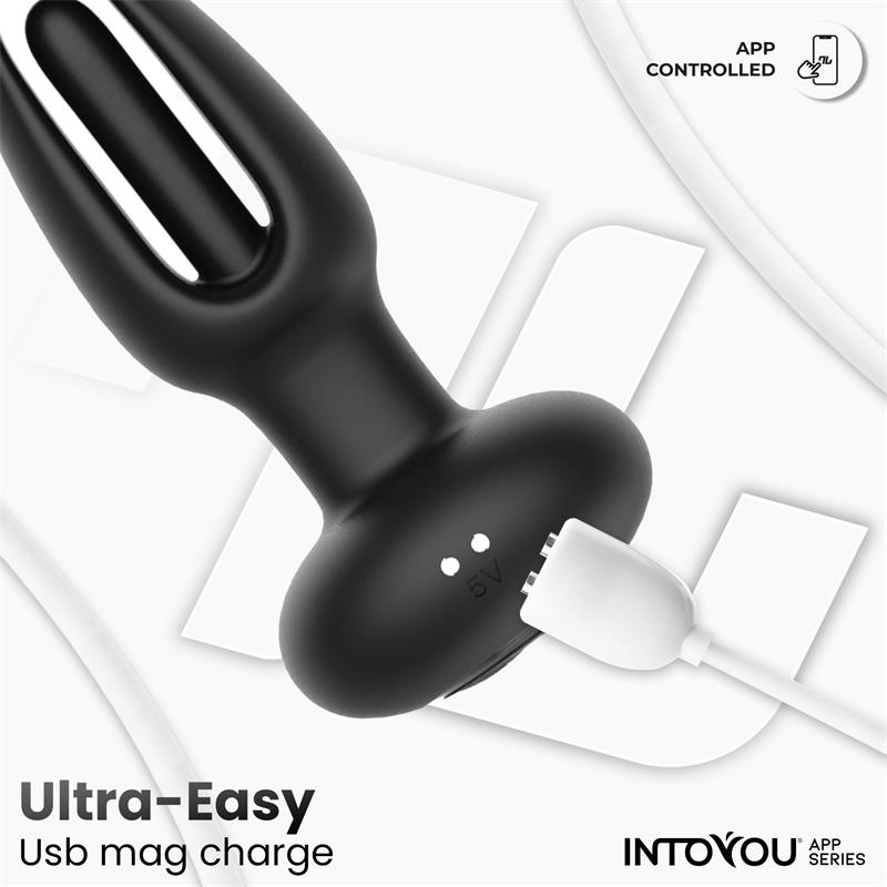  Zack Anal Plug with Flipping Tongue and Vibration with App