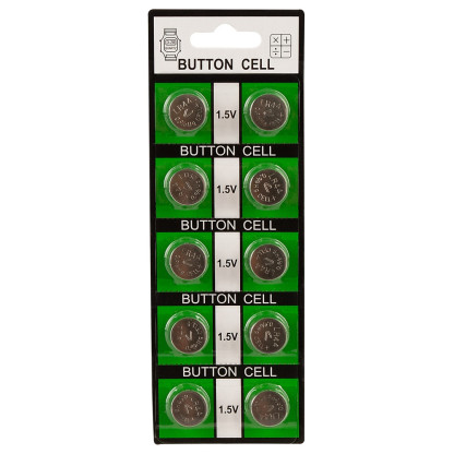 Button cell LR44 10-pk