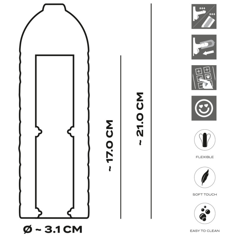 Suck-O-Mat 3 Perf. Sleeve XL