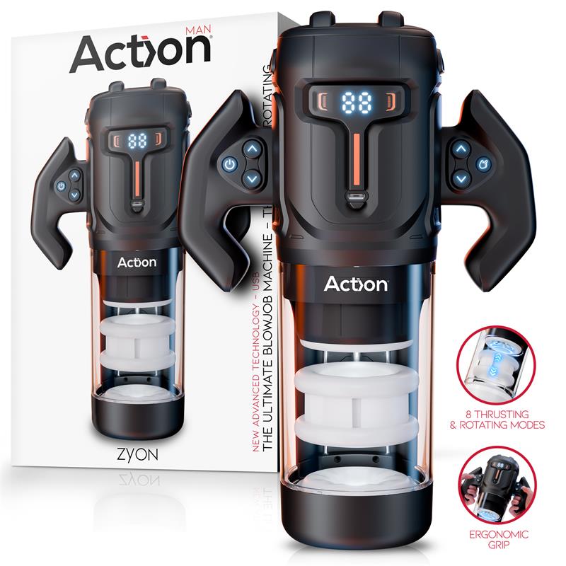  Zyon Advance Automatic Thrusting and Rotating Masturbator