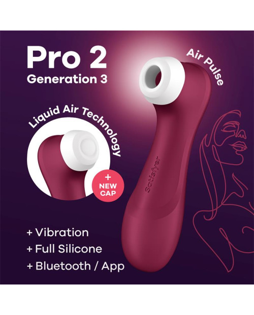 Pro 2 Gen 3 Liquid Air. Vibrat. Bluetooth App 