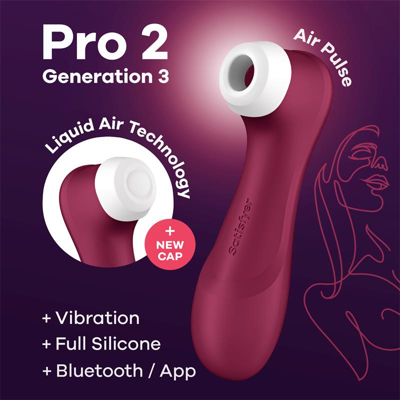 Pro 2 Gen 3 Liquid Air. Vibrat. Bluetooth App 
