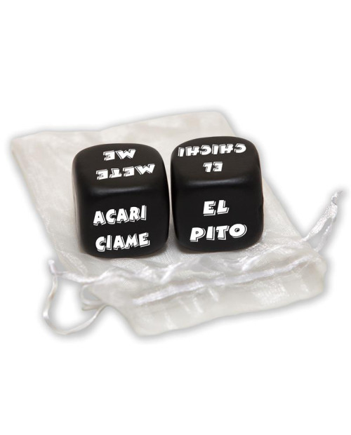 DIVERTY SEX Set of 2 Dice Kiss Me