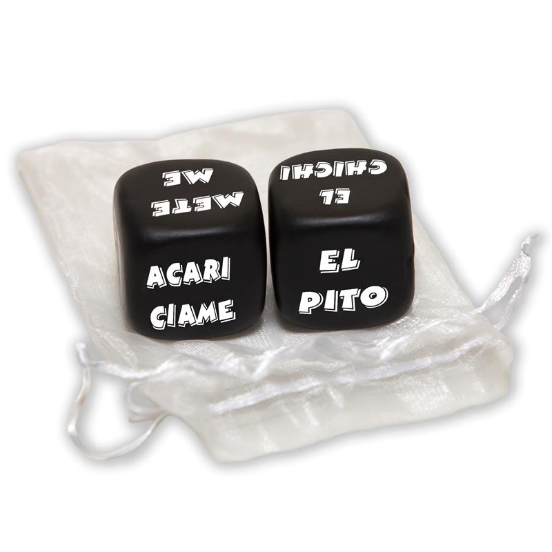 DIVERTY SEX Set of 2 Dice Kiss Me