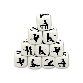 DIVERTY SEX White Dice Portures 1 ud
